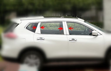 Porcellana Cornice lucidata della finestra di automobile dell'acciaio inossidabile per NISSAN X-TRAIL 2014 fornitore