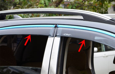 Porcellana Visiere 2012, deflettori della finestra di automobile di HONDA CR-V del vento della banda della disposizione dell'acciaio inossidabile fornitore
